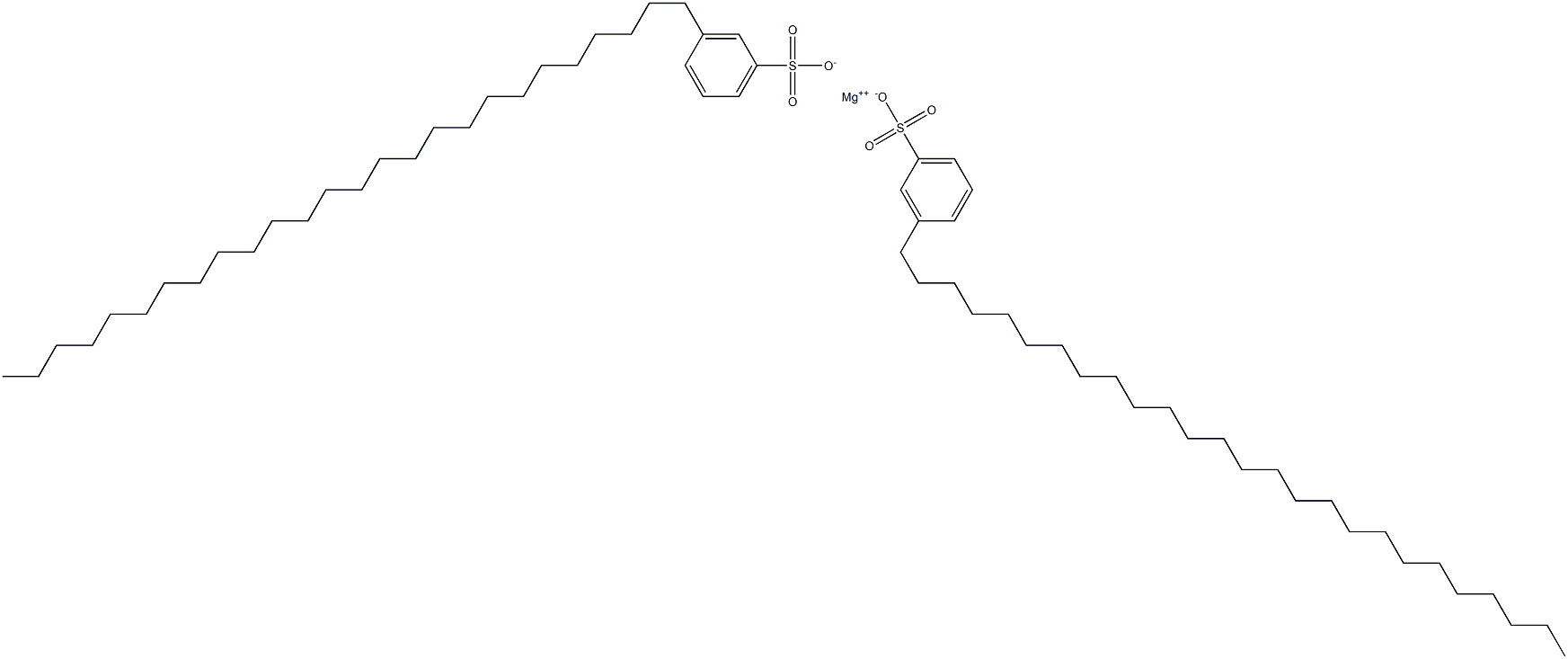 Bis(3-hexacosylbenzenesulfonic acid)magnesium salt Struktur