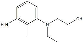 2-[Ethyl(3-amino-2-methylphenyl)amino]ethanol Struktur