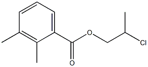 2,3-Dimethylbenzenecarboxylic acid 2-chloropropyl ester Struktur