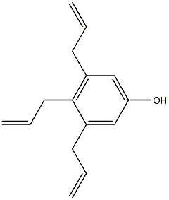 3,4,5-Tri(2-propenyl)phenol Struktur