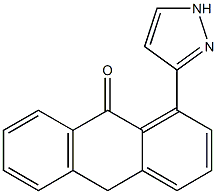 1-(1H-Pyrazol-3-yl)anthrone Struktur