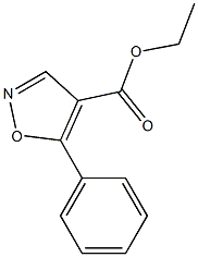 5-Phenylisoxazole-4-carboxylic acid ethyl ester Struktur