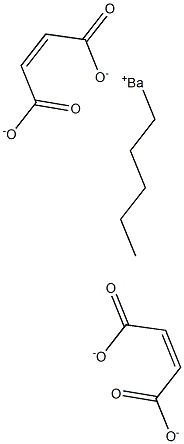 Bis(maleic acid 1-pentyl)barium salt Struktur