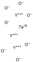 Triyttrium tantalum heptaoxide Struktur