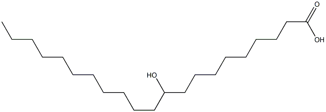 10-Hydroxyhenicosanoic acid Struktur