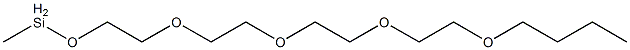 Methyl[2-[2-[2-(2-butoxyethoxy)ethoxy]ethoxy]ethoxy]silane Struktur