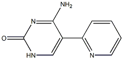 5-(2-Pyridyl)-4-aminopyrimidin-2(1H)-one Struktur