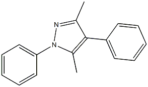 3,5-Dimethyl-1,4-diphenyl-1H-pyrazole Struktur