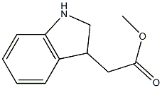 Indoline-3-acetic acid methyl ester Struktur