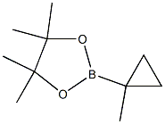 2-(1-Methylcyclopropyl)-4,4,5,5-tetramethyl-1,3,2-dioxaborolane Struktur