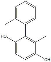 2-(2-Methylphenyl)-3-methylbenzene-1,4-diol Struktur