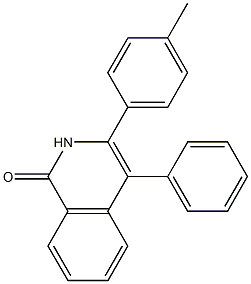 3-(4-Methylphenyl)-4-phenyl-1(2H)-isoquinolinone Struktur