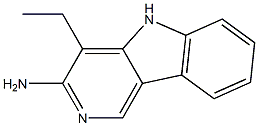 4-Ethyl-5H-pyrido[4,3-b]indol-3-amine Struktur