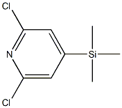 2,6-Dichloro-4-(trimethylsilyl)pyridine Struktur