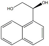 (1S)-1-(1-Naphtyl)-1,2-ethanediol Struktur