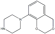 8-(Piperazin-1-yl)-4H-1,3-benzodioxin Struktur