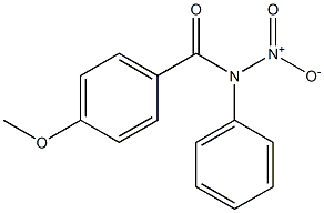 N-Nitro-N-phenyl-4-methoxybenzamide Struktur