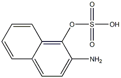 2-Aminonaphthalen-1-ylsulfate Struktur