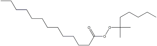 Tridecaneperoxoic acid 1,1-dimethylhexyl ester Struktur