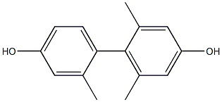 2,2',6-Trimethyl-1,1'-biphenyl-4,4'-diol Struktur