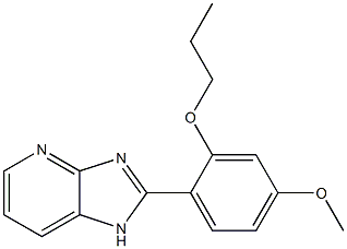 2-(2-Propoxy-4-methoxyphenyl)-1H-imidazo[4,5-b]pyridine Struktur