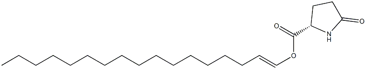 (S)-5-Oxopyrrolidine-2-carboxylic acid 1-heptadecenyl ester Struktur