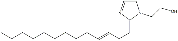 2-(3-Tridecenyl)-3-imidazoline-1-ethanol Struktur