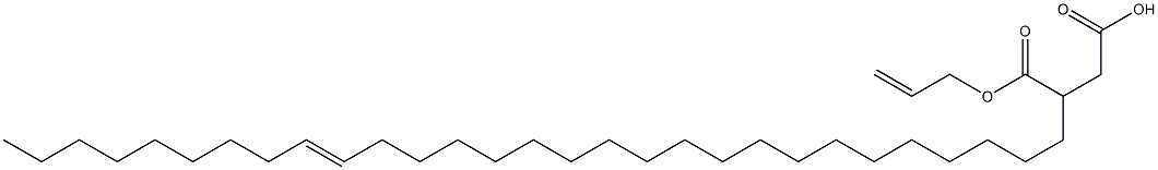 3-(20-Nonacosenyl)succinic acid 1-hydrogen 4-allyl ester Struktur