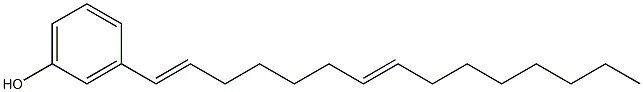 3-(1,7-Pentadecadienyl)phenol Struktur