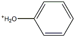 3-Hydroxybenzenium Struktur