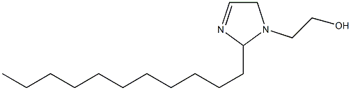 2-Undecyl-3-imidazoline-1-ethanol Struktur