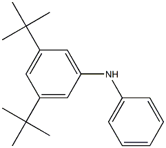 3,5-Di-tert-butylphenylphenylamine Struktur