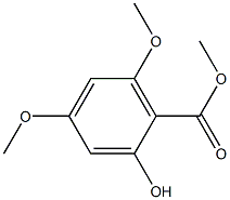 4,6-Dimethoxysalicylic acid methyl ester Struktur