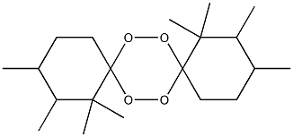 1,1,2,3,10,10,11,12-Octamethyl-7,8,15,16-tetraoxadispiro[5.2.5.2]hexadecane Struktur