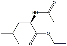 (2R)-2-(Acetylamino)-4-methylvaleric acid ethyl ester Struktur