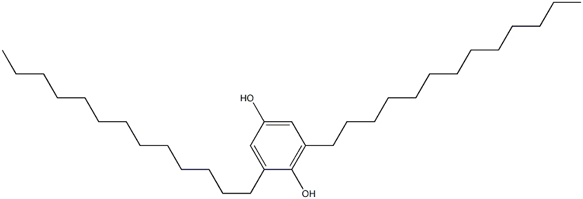 2,6-Ditridecylhydroquinone Struktur