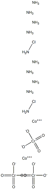 Chloropentamminecobalt(III) chromate Struktur