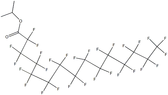 Nonacosafluoropentadecanoic acid isopropyl ester Struktur