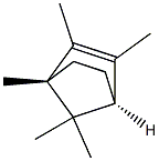 (1R,4S)-1,2,3,7,7-Pentamethylbicyclo[2.2.1]hept-2-ene Struktur