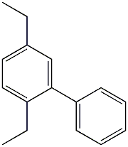 2,5-Diethyl-1,1'-biphenyl Struktur