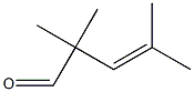 2,2,4-Trimethyl-3-pentenal Struktur