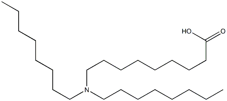 9-(Dioctylamino)nonanoic acid Struktur