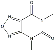 4,6-Dimethyl-4,5,6,7-tetrahydro[1,2,5]oxadiazolo[3,4-d]pyrimidine-5,7-dione Struktur