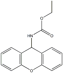 (9H-Xanthene-9-yl)carbamic acid ethyl ester Struktur