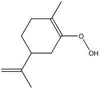 p-Mentha-1,8-dien-2-yl hydroperoxide Struktur