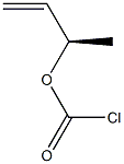 (-)-Chloroformic acid (R)-1-methylallyl ester Struktur