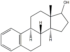 Estra-1,3,5(10)-trien-17-ol Struktur