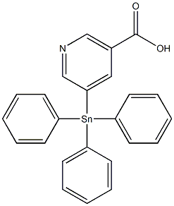 5-(Triphenylstannyl)nicotinic acid Struktur