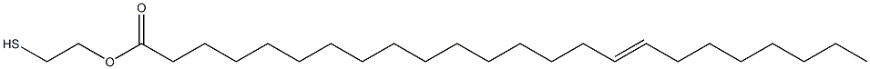 16-Tetracosenoic acid 2-mercaptoethyl ester Struktur