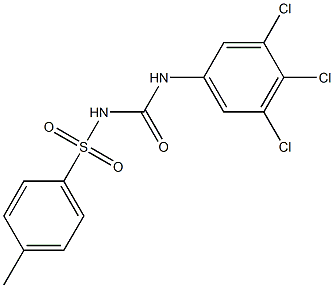 1-(3,4,5-Trichlorophenyl)-3-(4-methylphenylsulfonyl)urea Struktur